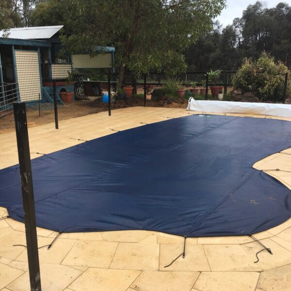 Winterkleen mesh blue pool cover by daisy