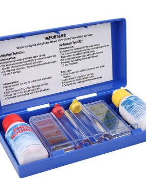 Domestic swimming pool PH & Cl Test Kit